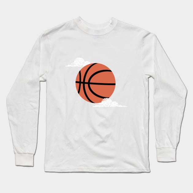 Basketball Long Sleeve T-Shirt by Elad Shagrir